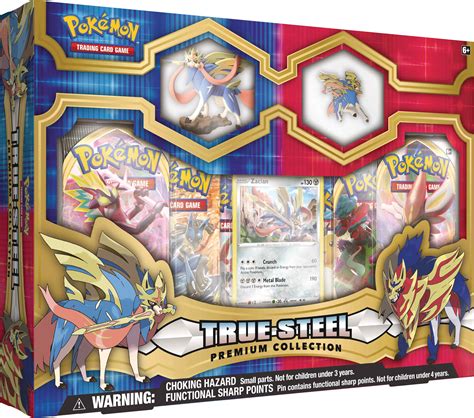 pokemon true steel box|pokemon true steel zacian card.